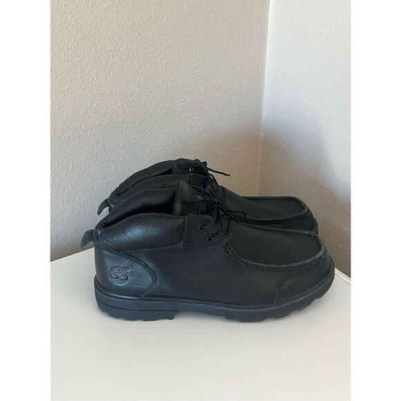 Timberland Other - TIMBERLAND 36551 MEN'S BLACK LEATHER CHUKKA 2 EYELET ANKLE MOETOE BOOTS SIZE 13M
